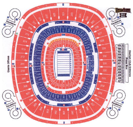 Meadowlands Stadium Seating